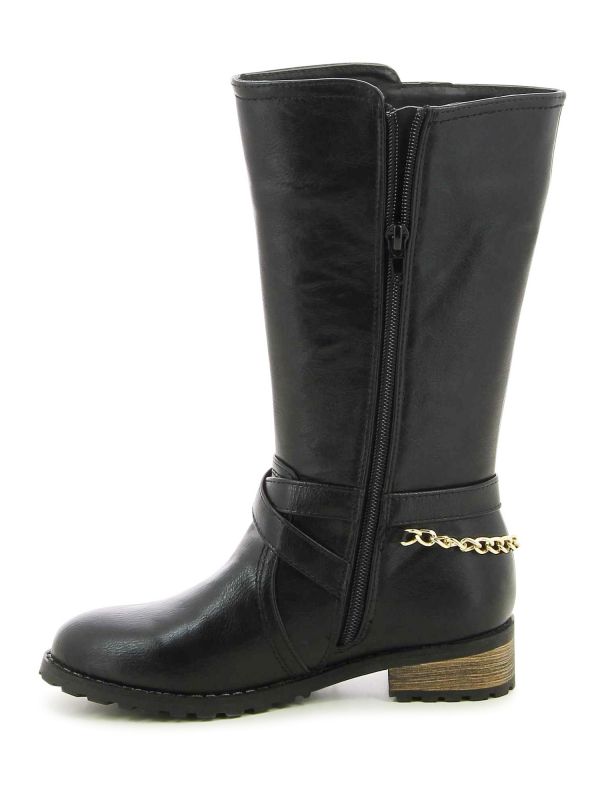 מגפיים עם שרשרת לקישוט