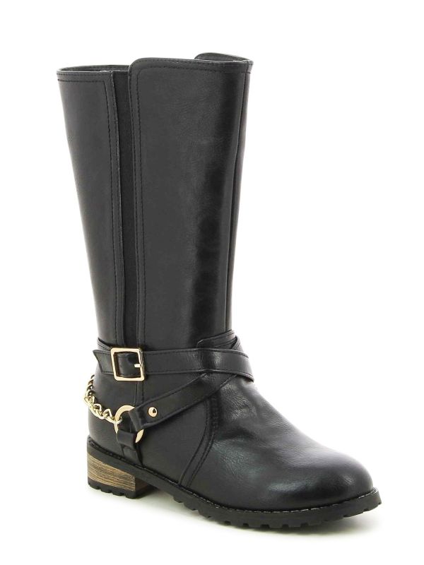 מגפיים עם שרשרת לקישוט