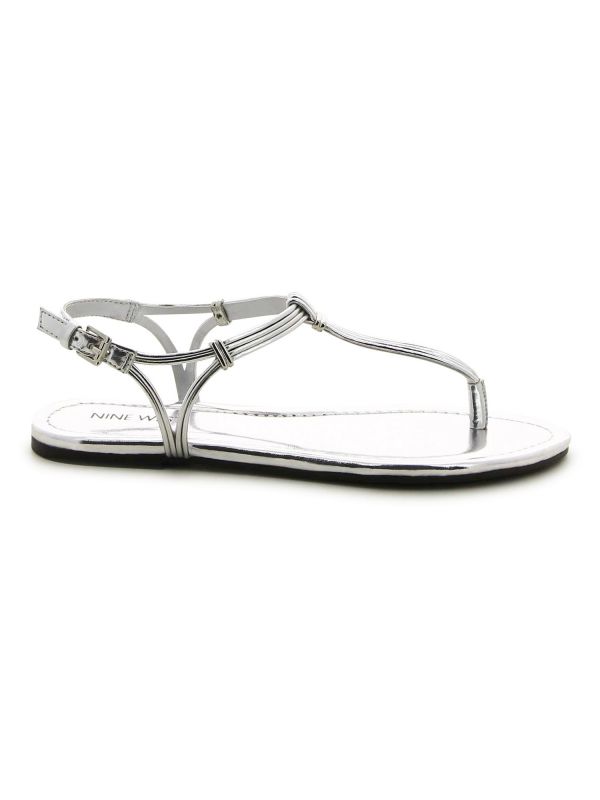 סנדלי אצבע מוזהבים לנשים