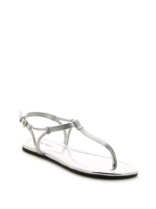 סנדלי אצבע מוזהבים לנשים