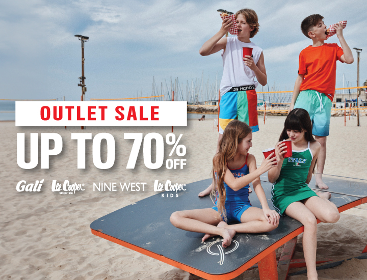 OUTLET SALE - UP TO 70% OFF